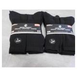 12 Pair Wear Proof Black Socks size...