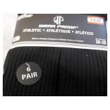 12 Pair Wear Proof Black Socks size...