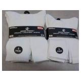 12 Pair Wear Proof White Socks size...