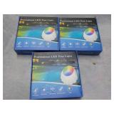 3 Professional LED Pool Lights...