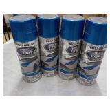 4 Rust-Oleum Peel Coat Brillant Blu...
