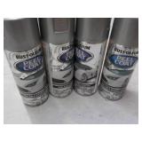 4 Rust-Oleum Peel Coat Matte Silver...