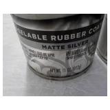 4 Rust-Oleum Peel Coat Matte Silver...