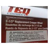 4 Replacement 2 1/2" Creeper Wheels...