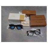 Foliful Blue Tint Glasses and 3 Amo...