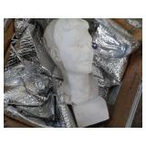 1 Plaster Décor Head in a storage ...