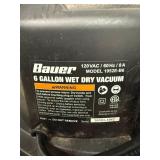 Bauer 6 Gallon Wet Dry Vacuum Model 1952E-B6