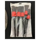 Automotive Detailing Tool Lot with Cleaning Gun, Brushes, Suction Gun, and Accessories