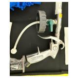 Automotive Detailing Tool Lot with Cleaning Gun, Brushes, Suction Gun, and Accessories