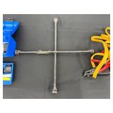 Automotive Emergency Kit with Tools, Jumper Cables, and Lug Wrench