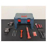 Portable Tool Box with Protocol Multitool, Bits, Emergency Hammer, Ryobi Charger, and Accessories