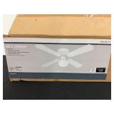 42 in Littleton Ceiling Fan with White Finish and Reversible Blades