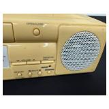 Jensen JCR-280 Under Cabinet Stereo CD Player with Clock Radio