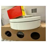 Group of Home Decorators and Hampton Bay Light Fixtures with Damaged Packaging