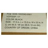 Copley Upholstered Counter Height Barstool Black - new in pkg