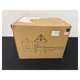 AA Decor Hanging Pendant Light Polished Nickel Finish LZ01A-4PN