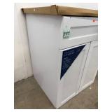 Glacier Bay All-in-One 24" Laundry Sink Cabinet with Stainless Steel Basin