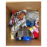 Lot of Assorted Home Decor and Black Pendant Light Fixture