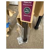 Group of Home Decorators Collection 72-144 in. Drapery Rods Damaged Packaging