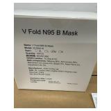 Case of V Fold N95 B Masks NIOSH Certified XL Size - total qty unverified