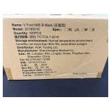 Case of V Fold N95 B Protective Face Masks Assorted Sizes - total qty unverified