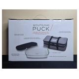 Wolfgang Puck 3.6 Qt Rectangular Covered Glass Baker with Carry Bag in Orig Box