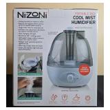Nizoni Portable 360 Cool Mist Humidifier with 2-Liter Reservoir in Orig Box