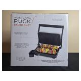 Wolfgang Puck Panini Duet Grill with Nonstick Ribbed Cooking Plates in Orig Box