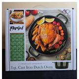 Parini 3 Qt. Enameled Cast Iron Dutch Oven in Orig Box