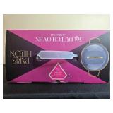 Paris Hilton 5qt Dutch Oven with Glass Lid Clean Ceramic Nonstick in Orig Box