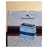 Tommy Bahama Leakproof Bento Box with Portable Handle in Orig Box
