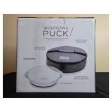Wolfgang Puck 9 Inch Glass Pie Baking Dish with Insulated Carry Bag in Orig Box