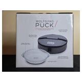 Wolfgang Puck 9 Inch Glass Pie Baking Dish with Insulated Carry Bag in Orig Pkg