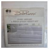 BellaRusso Ivory Dreams 4 Piece Queen Sheet Set Sealed
