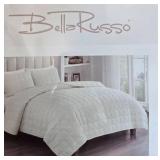 BellaRusso Ivory Dreams 3 Piece Queen Reversible Coverlet Set in Orig Pkg