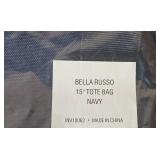 Timberland Organic Cotton T-Shirt and 2 Bella Russo Navy Tote Bags in Orig Pkg