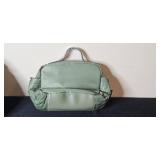 Bella Russo Quilted 18 Inch Weekender Duffle and Cosmetic Bag Set