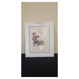 Norman Rockwell Limited Edition Print 146/350 Boy with Dog 27x22 in