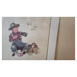 Norman Rockwell Limited Edition Print 146/350 Boy with Dog 27x22 in