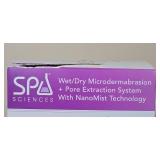Spa Sciences Bella Microdermabrasion Device and Duke Cannon Charcoal Soap Set in Orig Box