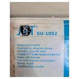 SPT SU-1052 Ultrasonic Personal Humidifier with Ionizer and Travel Bag in Orig Pkg