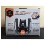 Mixed Lot of Ceiling Light Fixtures and Torelli LED Pivoting Ceiling Light