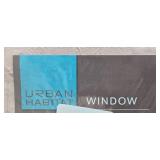 Set of 2 Urban Habitat Window Curtains with Pink Embroidery in Orig Pkg