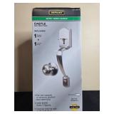 Lot of 2 Defiant Entry Door Handle Sets Satin Nickel Finish Castle in Orig Pkg