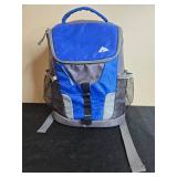 Ozark Trail Blue and Gray Backpack with Mesh Side Pockets