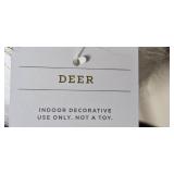 Holiday Decor Collection with Wondershop Deer Figures and Plaid Pet Stockings