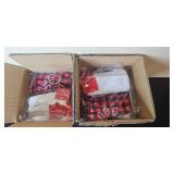 Holiday Decor Collection with Wondershop Deer Figures and Plaid Pet Stockings