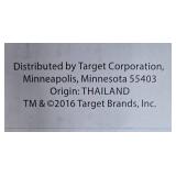 Threshold Studio McGee Kaysville Curved Back Wood Counter Stool Black in Orig Box