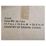 Patina 2-Pack X-Back Wood Counter Stools in Box