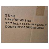 Patina 2-Pack X-Back Wood Counter Stools in Box